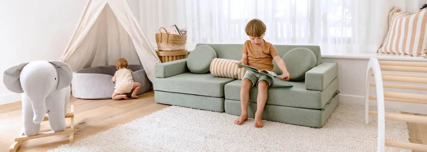 beautiful playroom furniture versatile kids couch